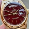 Rolex Day-Date President 1803 1976 Oxblood Stella Dial 18K Yellow Gold Rare Fully Serviced Full Set - 7