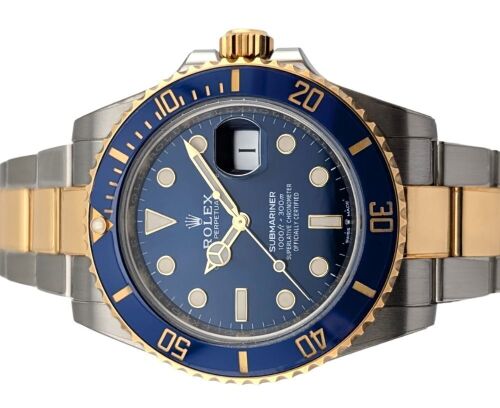 Rolex 126613LB Submariner Date Two Tone Bluesy 41mm 2022 Box & Papers