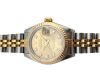 Rolex 69173 Ladies Datejust Two Tone Diamond Dial 26mm 1988 R Serial Box & Papers