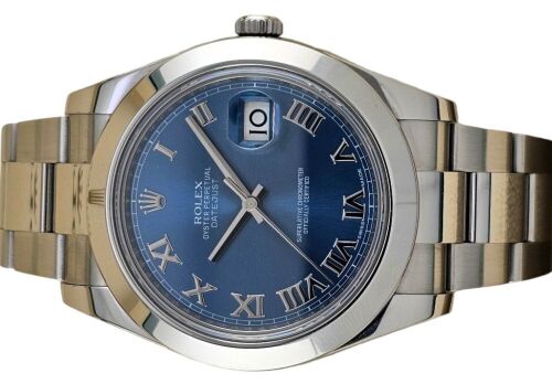 Rolex Datejust II 41mm 116300 Blue Azzuro Dial