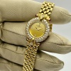 Baume & Mercier Ladies 18K Yellow Gold Factory Diamond Bezel - 4