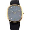 Patek Philippe 3738 Golden Ellipse 18K Yellow Gold Blue Dial 31mm x 36mm 1981 with Extract - 2