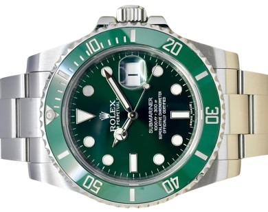 Rolex Submariner Date Hulk Ref 116610LV 2014