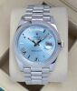 Rolex Day-Date 40 Ice Blue Roman Dial Platinum 228206 (2018) GST INC - 4