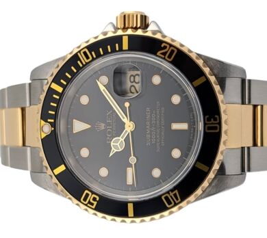 Rolex 16613LN Submariner Date Two Tone 40mm 1999 Box & Papers