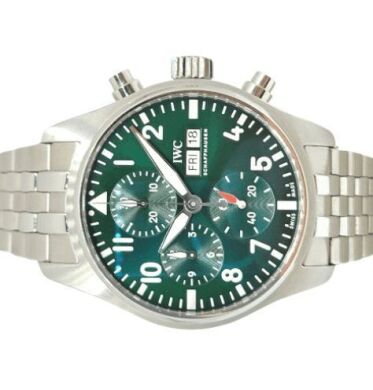 IWC Pilot Chronograph Green Dial 41 IW388104 (2022) GST INC