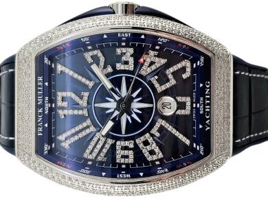 Franck Muller V45 Vanguard Yachting Aftermarket Diamond Set