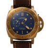 Panerai PAM00671 Luminor Submersible Bronzo Blue LE 47mm 2017 Box & Papers - 2