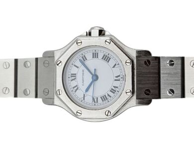 Cartier 0906 Santos Octagon 25mm 1990s