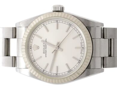 Rolex 77014 Oyster Perpetual 31 Fluted Bezel 31mm 2000 P Serial