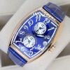 Franck Muller Master Banker 18K Gold Blue Dial 5850MB As New - 3