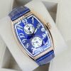 Franck Muller Master Banker 18K Gold Blue Dial 5850MB As New - 5