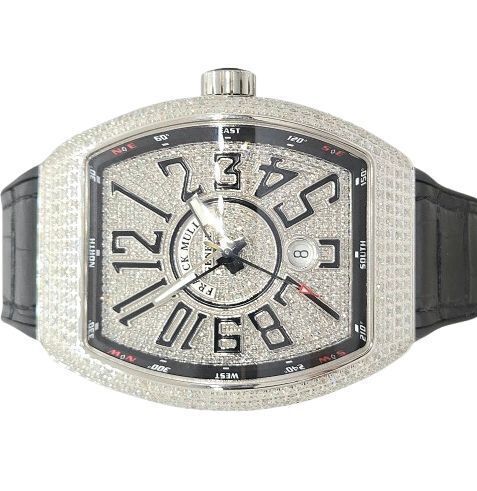 Franck Muller Vanguard V45 SC DT Aftermarket Diamond Set