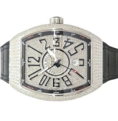 Franck Muller Vanguard V45 SC DT Aftermarket Diamond Set