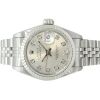 Rolex Lady-Datejust 26mm Silver Diamond Dial 69174G (1988)