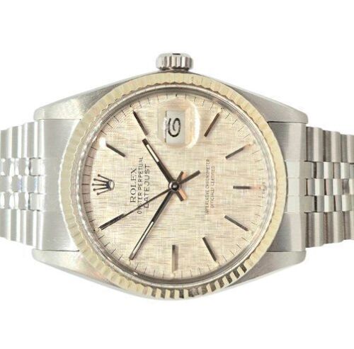 Rolex Datejust 36 Silver Linen Dial 16014