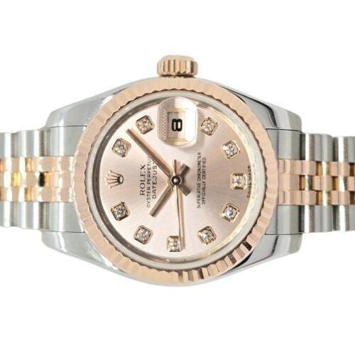 Rolex Lady-Datejust Pink Diamond Dial Rose Gold 179171