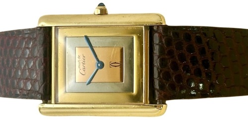 Cartier Tank Must Vermeil Trinity Dial