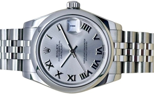 Rolex Datejust 31 Silver Romans Ref 178240 2013