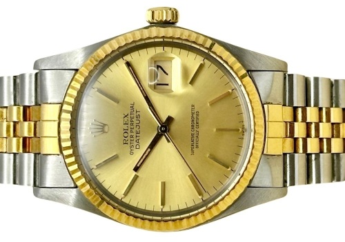 Rolex Datejust 36 Champagne Dial Ref 16013