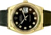 Rolex Datejust 36 18K Yellow Gold Black Diamond Dial 2021