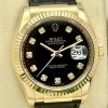 Rolex Datejust 36 18K Yellow Gold Black Diamond Dial 2021 - 3