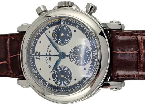 Franck Muller Chronograph 7000 CCAC Blue Panda Unworn