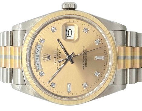 Rolex Day-Date 36 18039B President Tridor Solid 18K Gold