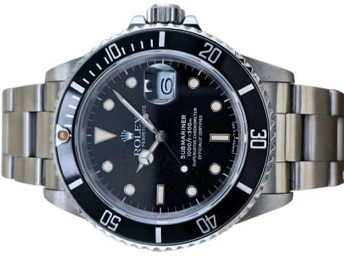 Rolex Submariner Date 168000 Transitional Spider Dial 1987