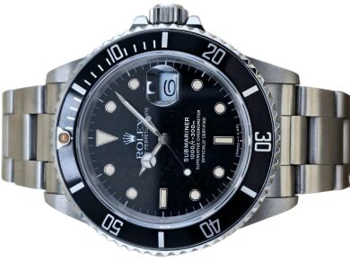 Rolex Submariner Date 168000 Transitional Spider Dial 1987