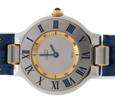 Cartier 1340 Must De Cartier 21 Ladies Quartz 28mm ~1990s