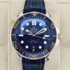 Omega Seamaster Diver 300M 42mm Blue Steel Yellow Gold (2024) - 2