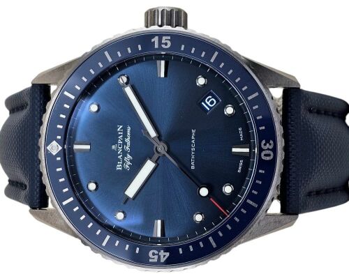 Blancpain Fifty Fathoms Bathyscaphe 43MM Blue Dial