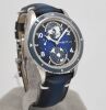 NOS MontBlanc 125565 1858 Geosphere Worldtimer Blue 42mm 2022 Box & Papers - 3