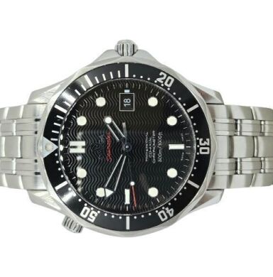 Omega Seamaster Diver 300M Black Wave Dial