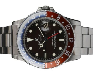 Rolex 1675 GMT Master Pepsi Mk1 Tropical 40mm 1971 Box & Papers