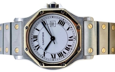 Cartier Santos Octagon Large Ref 2966