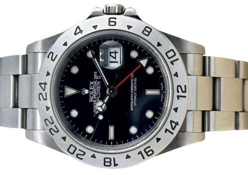 Rolex Explorer II Black Dial Ref 16570 2008 Rehaut