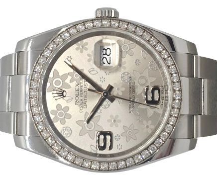 Rolex Datejust 36 Factory Diamond Bezel 116244