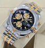 Breitling Chronomat Evolution Steel Yellow Gold Green Dial - 3