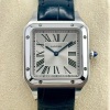 Cartier Santos Dumont Silver Romans Ref 4242 NEW - 3