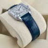 Cartier Santos Dumont Silver Romans Ref 4242 NEW - 5