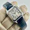 Cartier Santos Dumont Silver Romans Ref 4242 NEW - 8