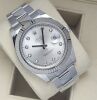 Rolex Datejust II 41mm 116334 Silver Diamond Dial - 5