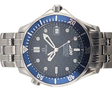 Omega 2537.80 Seamaster Diver 300 M 007 James Bond 40th Anni 41mm 2003 Box & Cert