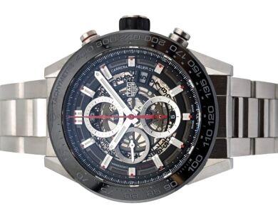 Tag Heuer CAR2A1W-0 Carrera Calibre HEUER 01 45mm Box & Papers