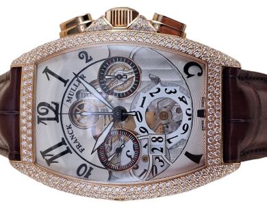 Franck Muller Cintree Curvex Grande Date Factory Diamond Set