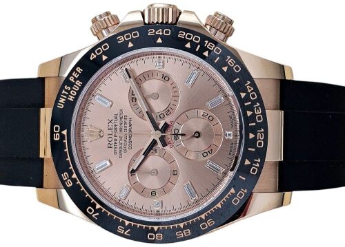 Rolex Daytona 116515LN Sundust Baguette Dial 2021