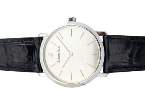 Audemars Piguet 15048BC Extra Flat 18k White Gold 32mm ~2000 E Series