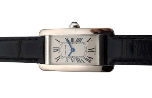 Cartier 2489 Tank Am&eacute;ricaine 18k White Gold 19mm 2000s